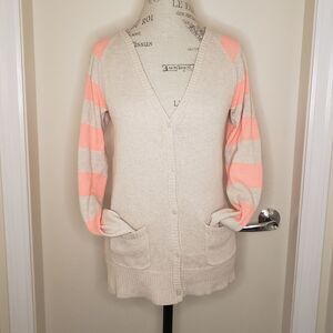 Vintage neon stripe cardigan